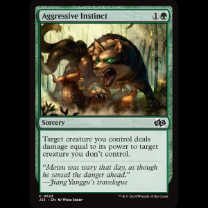 MTG Aggressive Instinct Foundations Jumpstart j25#623