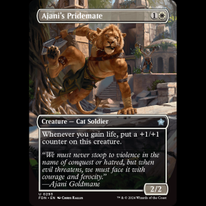 MTG Ajani's Pridemate Foundations fdn#293