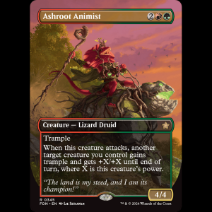 MTG Ashroot Animist Foundations fdn#345