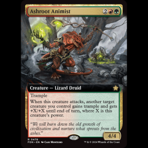 MTG Ashroot Animist Foundations fdn#478