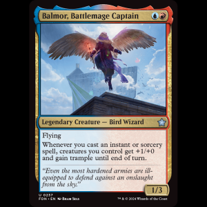 MTG Balmor, Battlemage Captain Foundations fdn#237