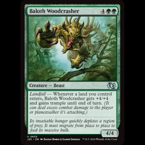 MTG Baloth Woodcrasher Foundations Jumpstart j25#633