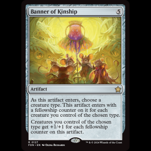 MTG Banner of Kinship Foundations fdn#127