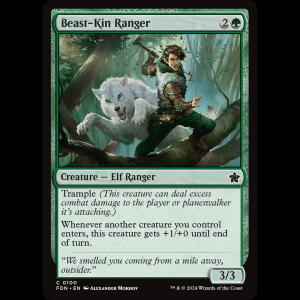 MTG Beast-Kin Ranger Foundations fdn#100