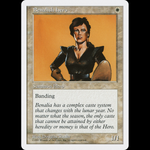 MTG Héroe benalita (Benalish Hero) Fifth Edition 5ed#10