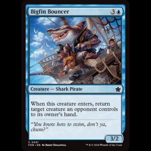 MTG Bigfin Bouncer Foundations fdn#31