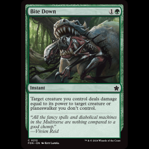 MTG Bite Down Foundations fdn#212