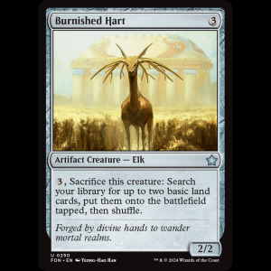 MTG Burnished Hart Foundations fdn#250