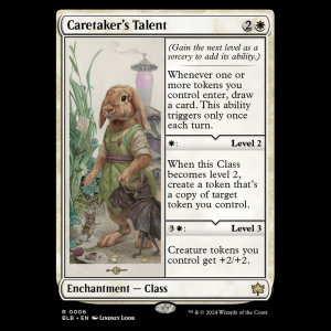 MTG Caretaker's Talent Bloomburrow blb#6