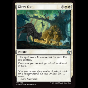 MTG Claws Out Foundations fdn#6