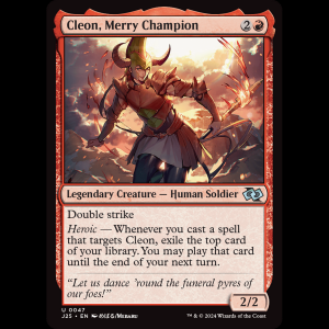 MTG Cleon, Merry Champion Foundations Jumpstart j25#47