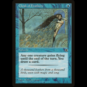 MTG Manto plumas (Cloak of Feathers) Portal por#44