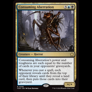 MTG Consuming Aberration Foundations fdn#238