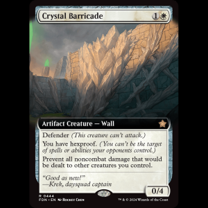 MTG Crystal Barricade Foundations fdn#444