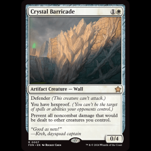 MTG Crystal Barricade Foundations fdn#7