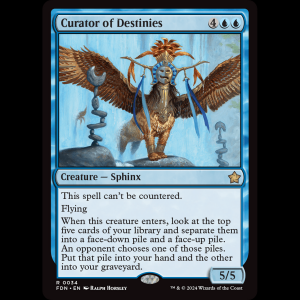 MTG Curator of Destinies Foundations fdn#34