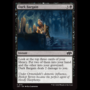 MTG Dark Bargain Foundations Jumpstart j25#113