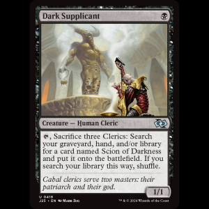 MTG Dark Supplicant Foundations Jumpstart j25#418