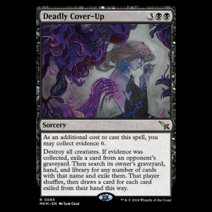 MTG Encubrimiento mortal (Deadly Cover-Up) Murders at Karlov Manor Promos pmkm#83p