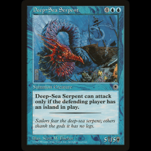 MTG Bosque profundo (Deep-Sea Serpent) Portal por#51