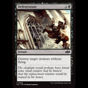 MTG Defenestrate Foundations Jumpstart j25#420