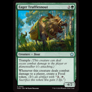 MTG Eager Trufflesnout Foundations fdn#102