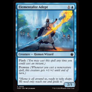 MTG Elementalist Adept Foundations fdn#36