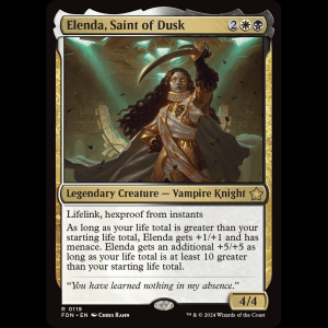 MTG Elenda, Saint of Dusk Foundations fdn#119