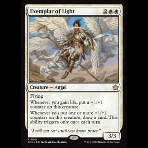 MTG Exemplar of Light Foundations fdn#11