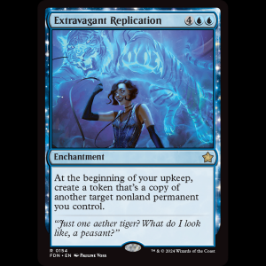 MTG Extravagant Replication Foundations fdn#154