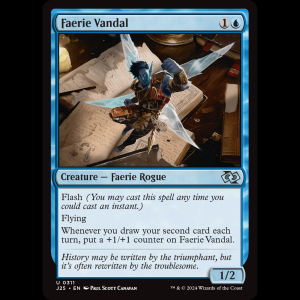 MTG Faerie Vandal Foundations Jumpstart j25#311