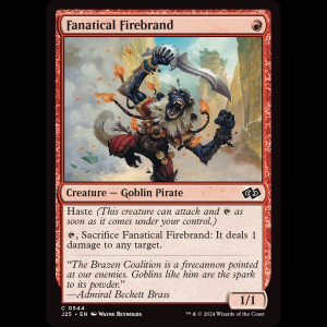 MTG Fanatical Firebrand Foundations Jumpstart j25#544