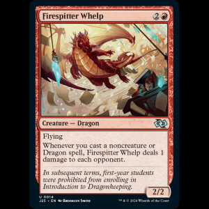 MTG Firespitter Whelp Foundations Jumpstart j25#14