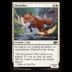 MTG Flutterfox Foundations Jumpstart j25#200