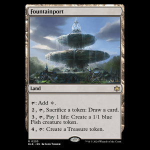 MTG Fountainport Bloomburrow blb#253