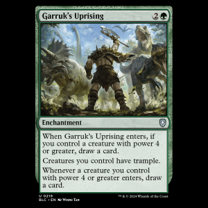 MTG Garruk's Uprising Bloomburrow Commander blc#219