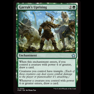 MTG Garruk's Uprising Foundations fdn#220