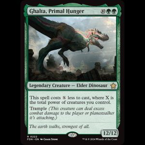 MTG Ghalta, Primal Hunger Foundations fdn#222