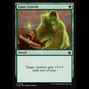 MTG Giant Growth Foundations fdn#223