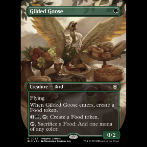 MTG Gilded Goose Bloomburrow Commander blc#83