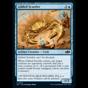 MTG Gilded Scuttler Foundations Jumpstart j25#7