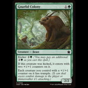 MTG Gnarlid Colony Foundations fdn#224