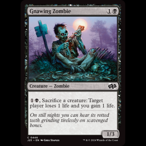 MTG Gnawing Zombie Foundations Jumpstart j25#446