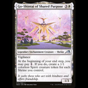 MTG Go-Shintai del propósito común (Go-Shintai of Shared Purpose) Kamigawa: Neon Dynasty neo#14