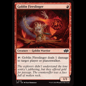 MTG Goblin Fireslinger Foundations Jumpstart j25#136