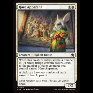 MTG Hare Apparent Foundations fdn#15