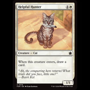 MTG Helpful Hunter Foundations fdn#16