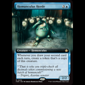 MTG Homunculus Horde Foundations fdn#454