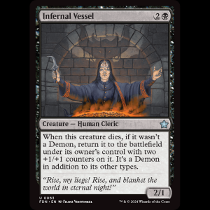 MTG Infernal Vessel Foundations fdn#63