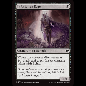 MTG Infestation Sage Foundations fdn#64